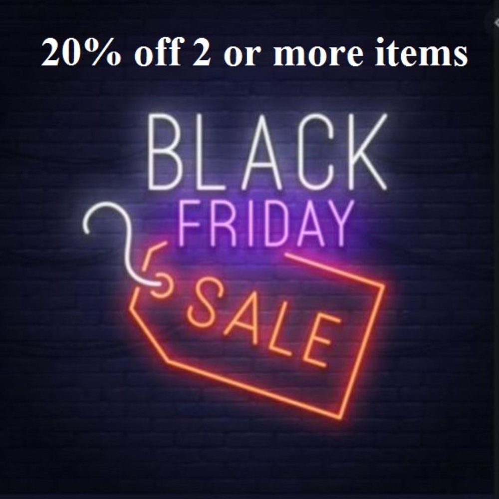 20% Off Black Friday Sale!!